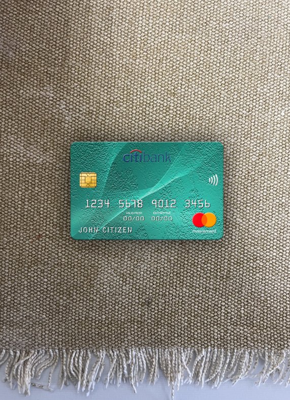 Download Kenya Citibank mastercard photolook front Photoshop template